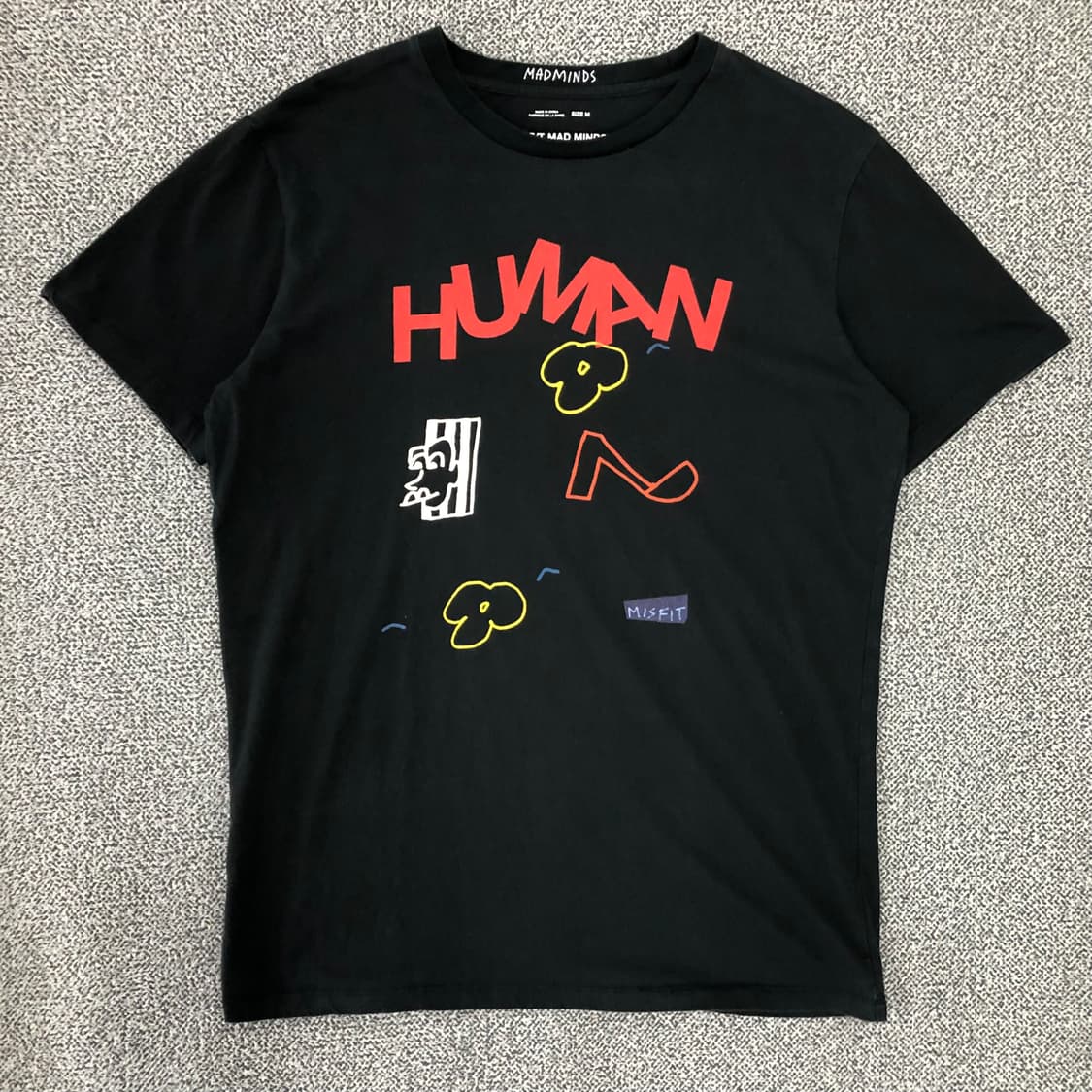 Misfit HUMAN 프린팅 티셔츠 상품이미지5