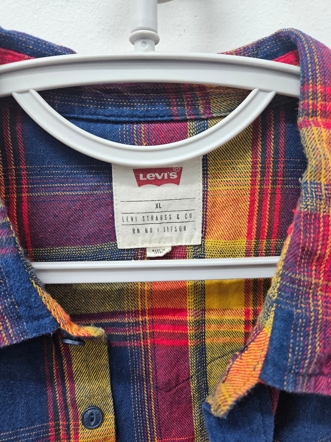 리바이스 빈티지 웨스턴 체크 셔츠 상품이미지5