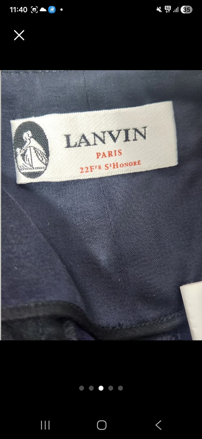 LANVIN 랑방 테일러드 와이드 팬츠 61-90 상품이미지3
