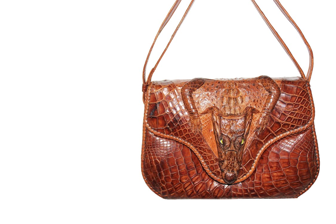 1950s Real Genuine Alligator Leather Bag 상품이미지4
