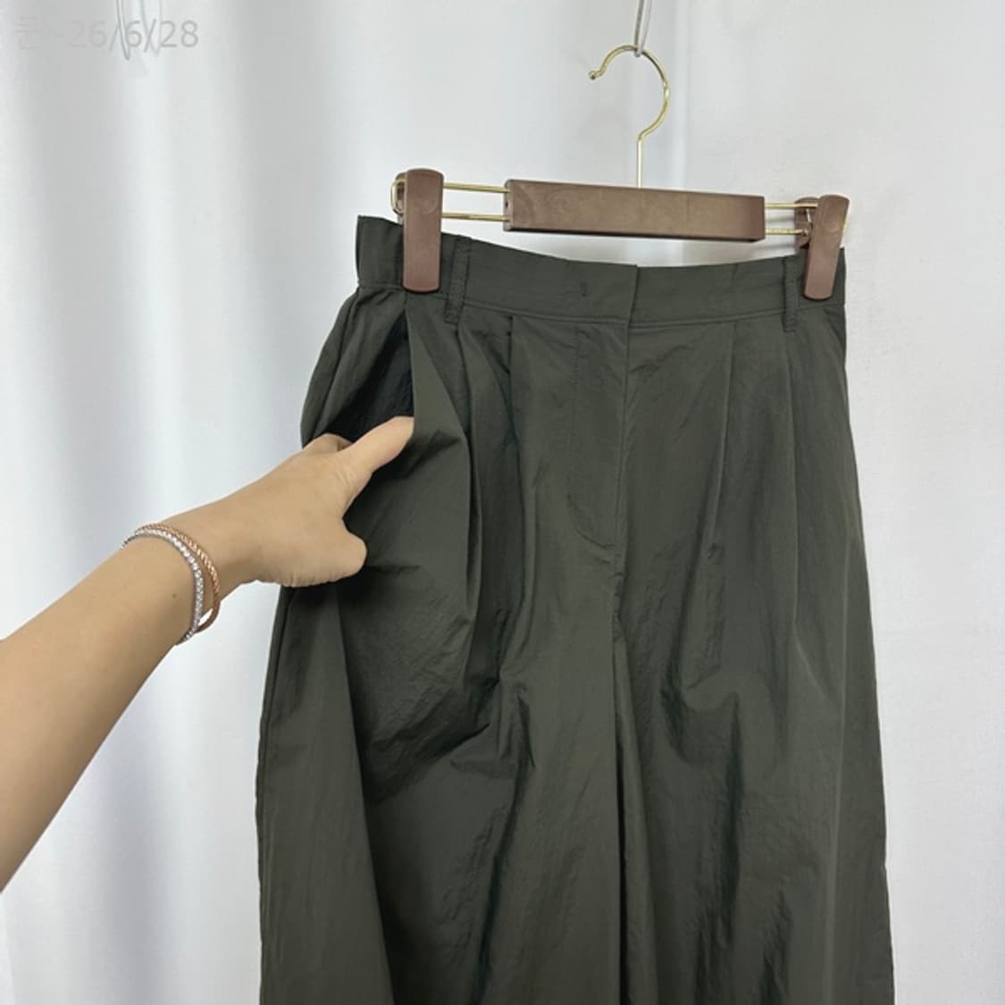 CHOR 여자 나일론 통넓은 바지 55 상품이미지5