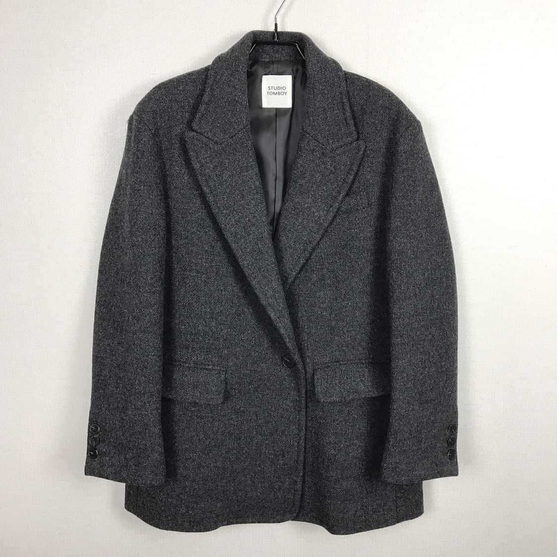 스튜디오톰보이 벨티드 오버핏 여성 겨울 자켓 상품이미지3