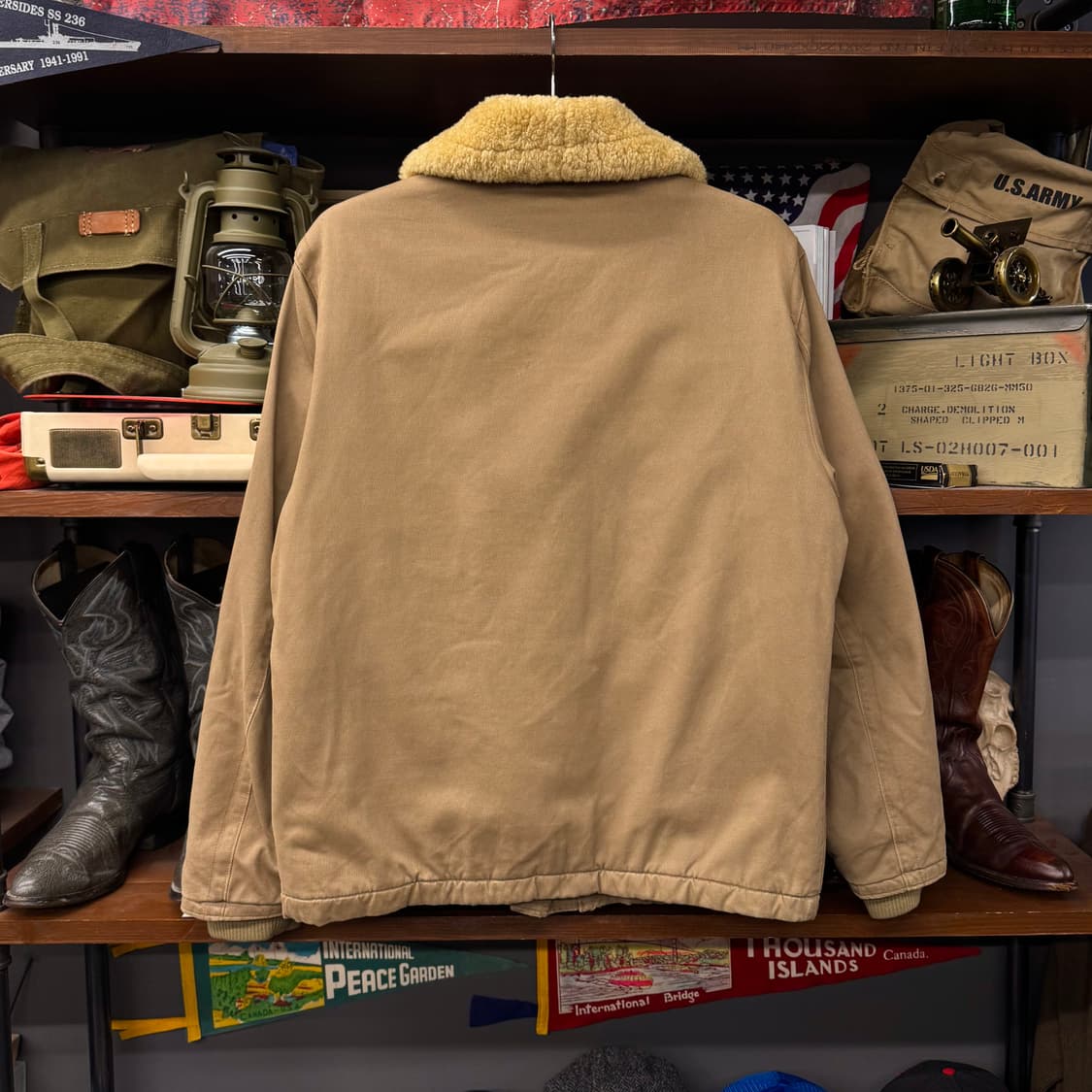 90s 아비렉스 리미티드 밀리터리 플라이트 가먼츠 덱 자켓  상품이미지2