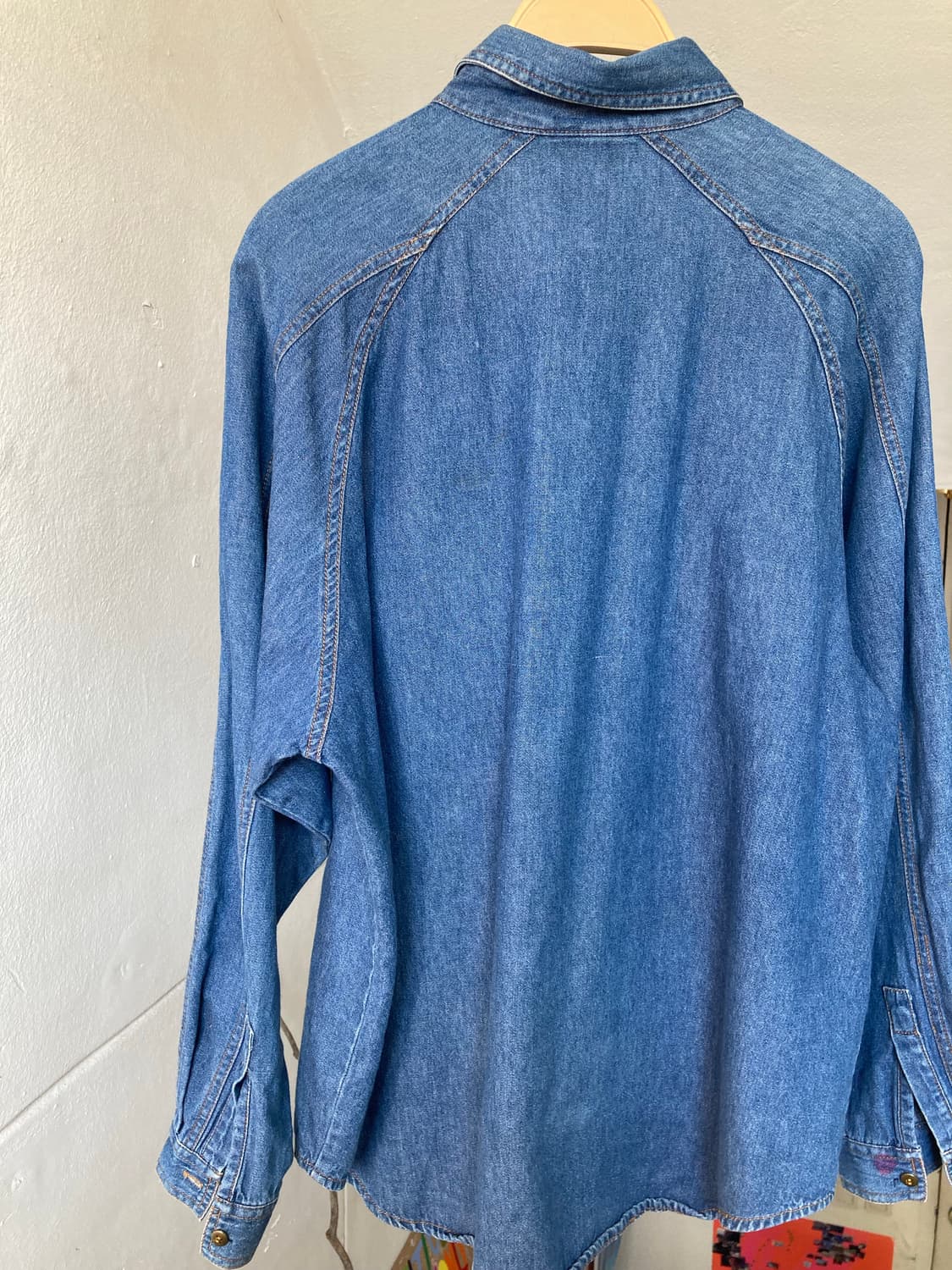 빈티지 포켓 데님 셔츠 상품이미지6