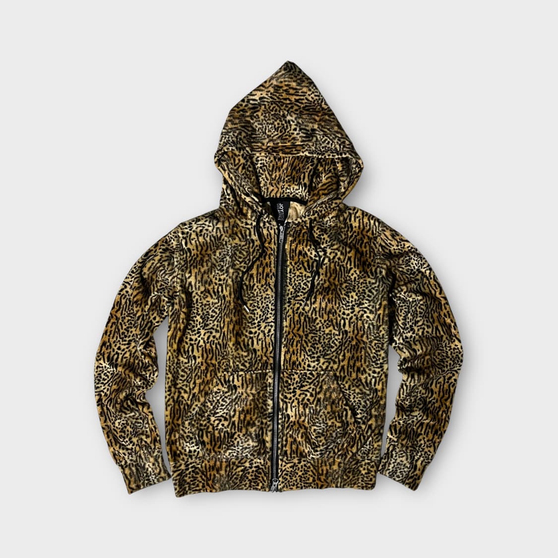 Joyrich . 조이리치 투웨이 레오파드 후드집업 상품이미지1