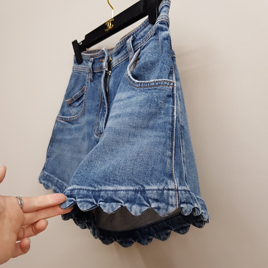 마쥬 스캘럽 데님 팬츠 36사이즈 상품이미지4