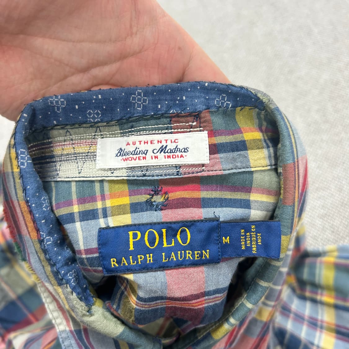 폴로 신형 마드라스 셔츠(M) 상품이미지2