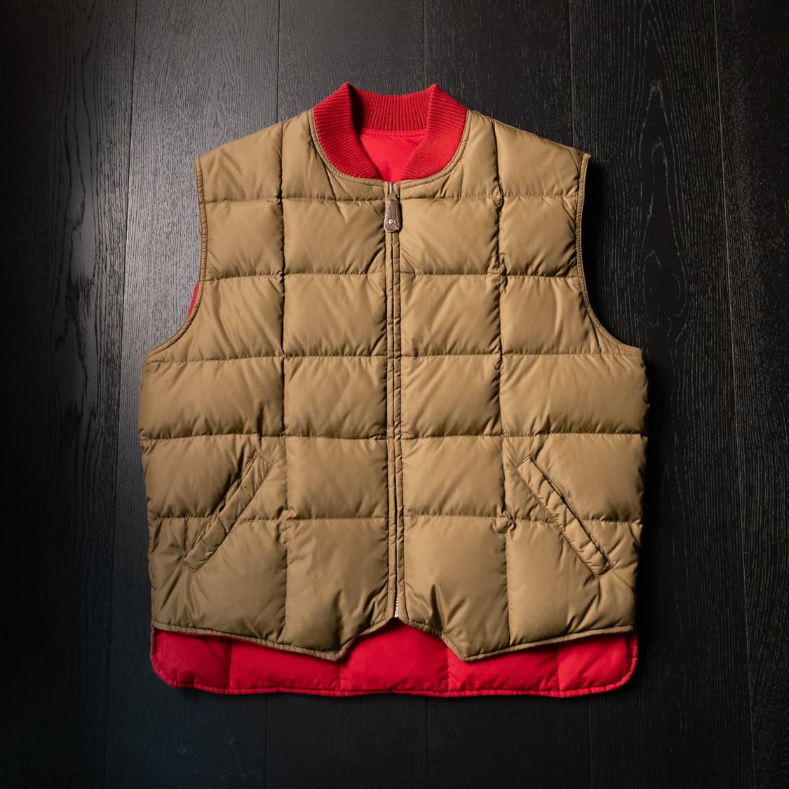 90s Eddie bauer Reversible Down Vest, L 상품이미지5