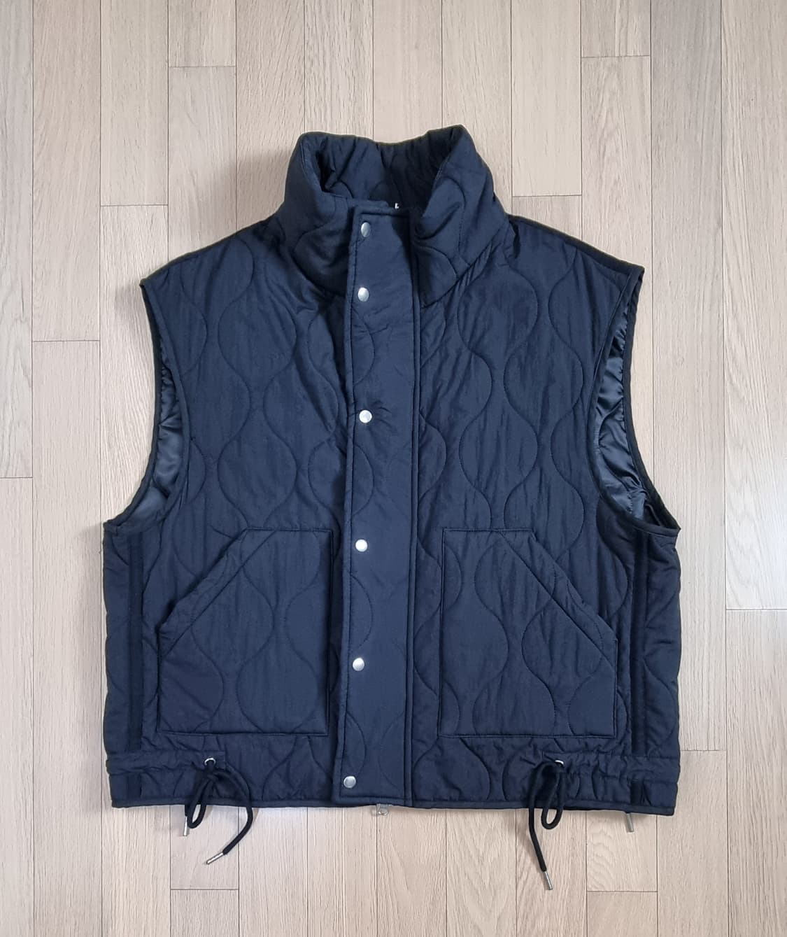 밈더워드로브 드로우스트링 패딩 베스트 Free _ 공용 상품이미지3