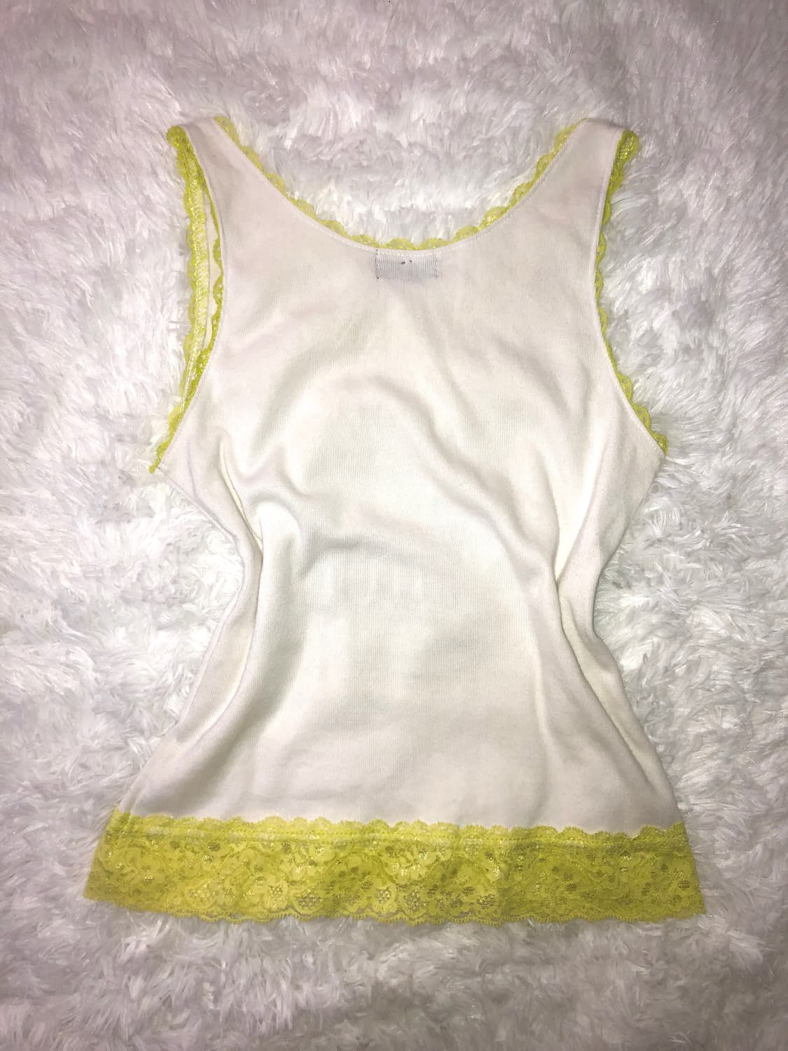 Lemon cream lace sleeveless 상품이미지2