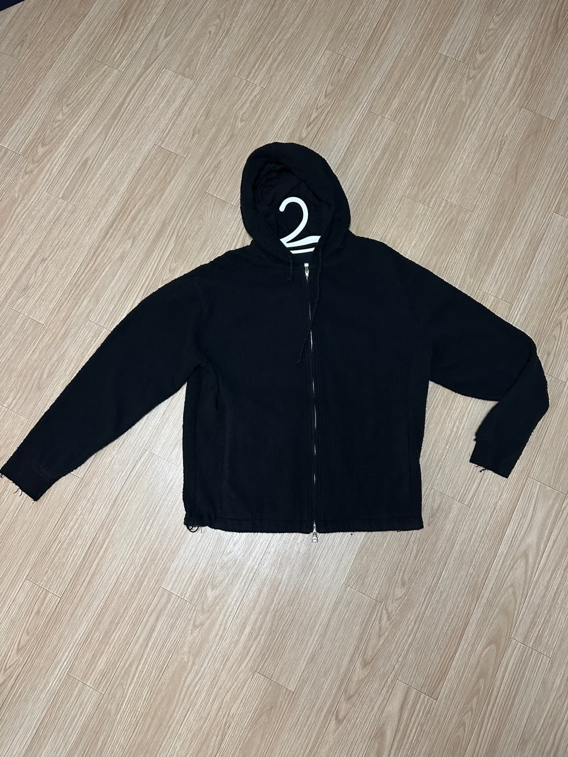 [XL] Xlim EP.7 02 HOODIE ZIP UP (Black) 상품이미지2