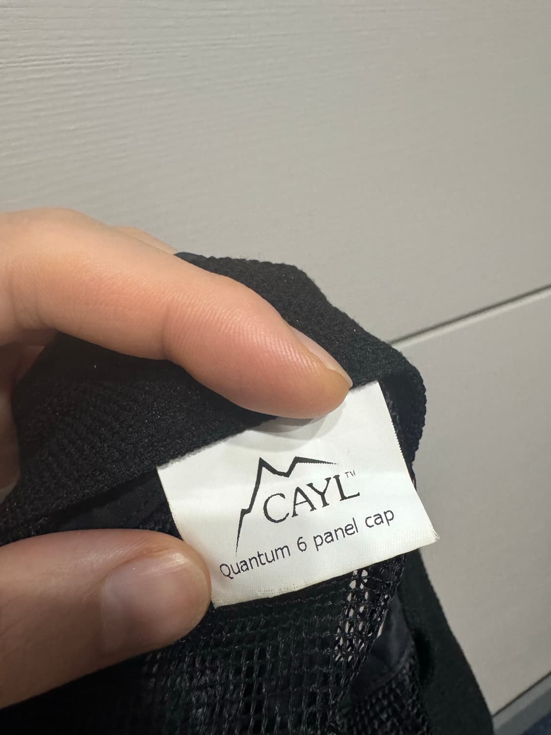 CAYL Quantum 6 panel cap 블랙 상품이미지4