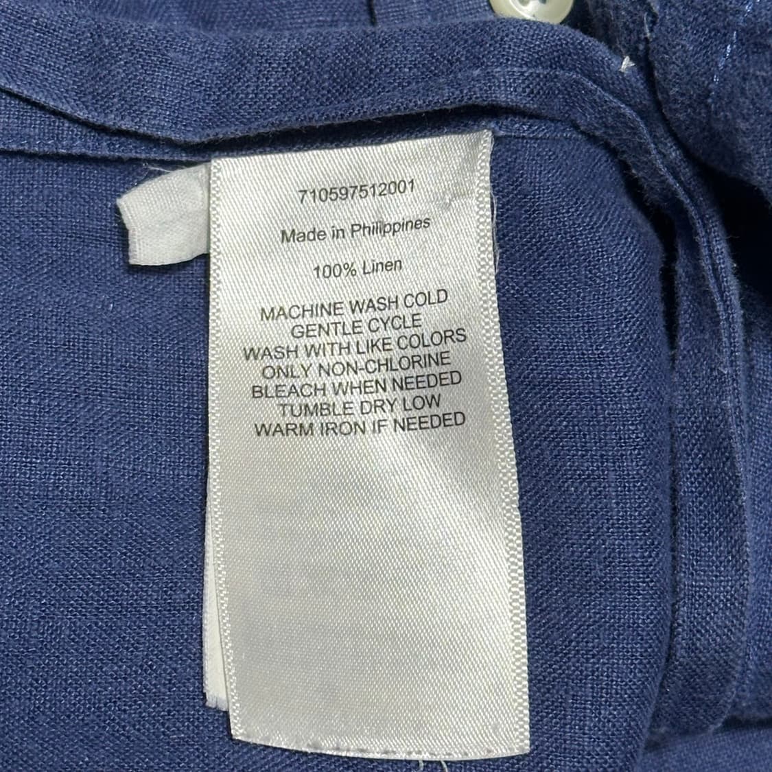 Polo Ralph Lauren 네이비 린넨 셔츠 상품이미지4