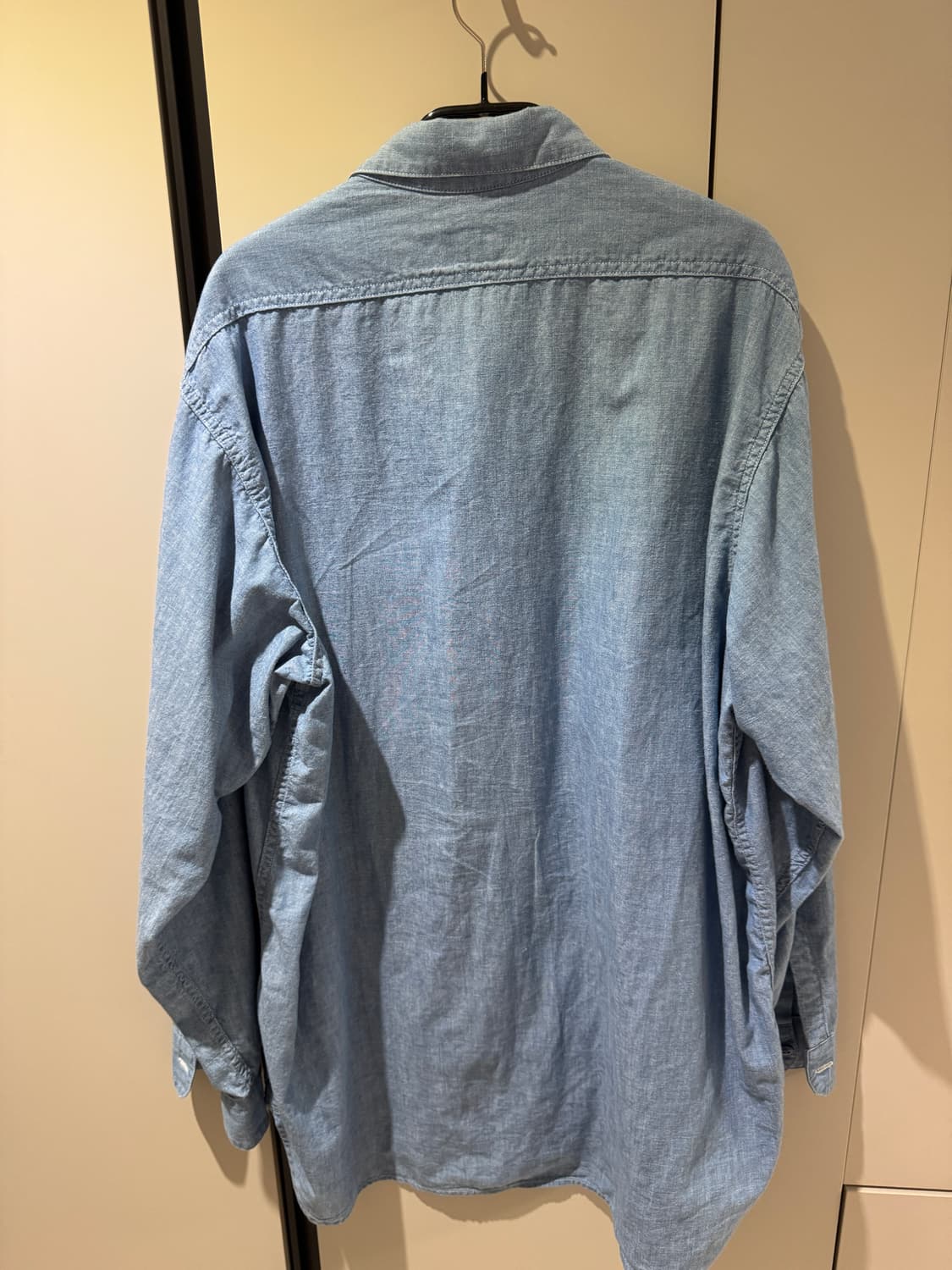 Usn Chambray Shirt - Blue 상품이미지2