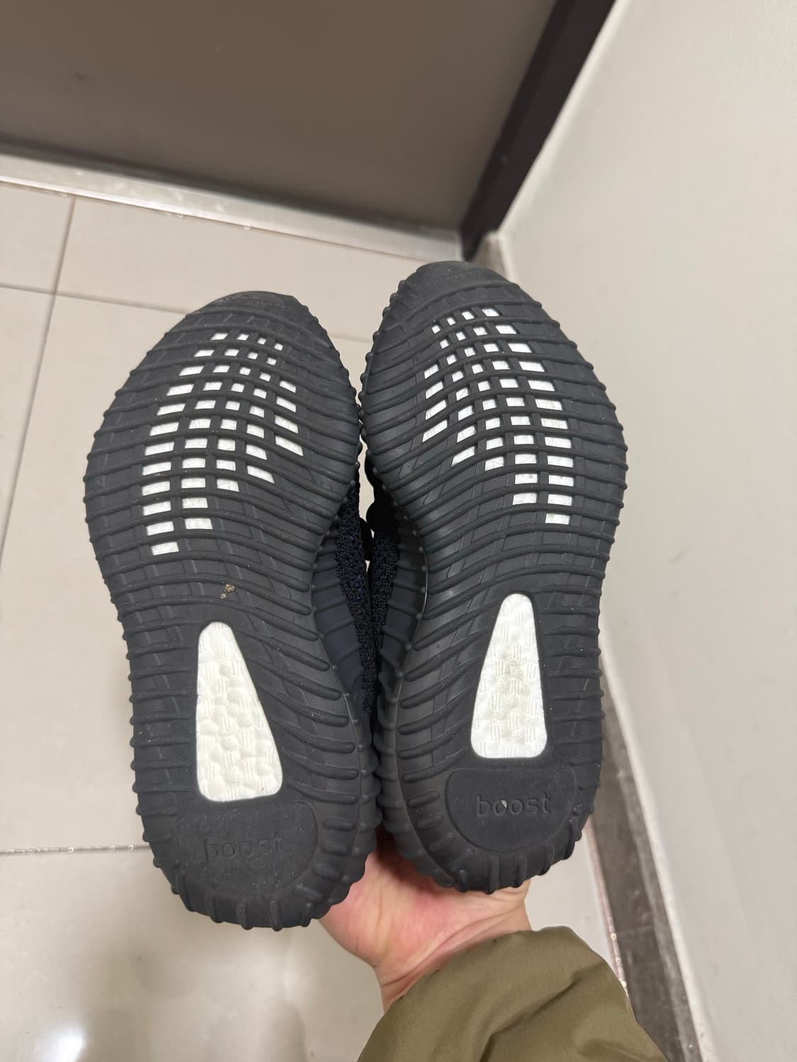 이지부스트350 다즐링 블루(실착1회) 220mm 상품이미지3