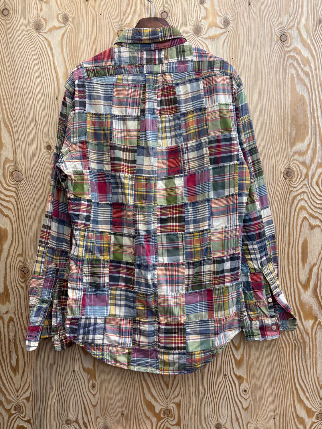 폴로 랄프로렌 마드라스 패치워크 셔츠 상품이미지3