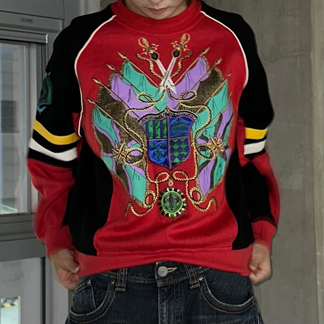 vintage Heraldic knit 상품이미지2