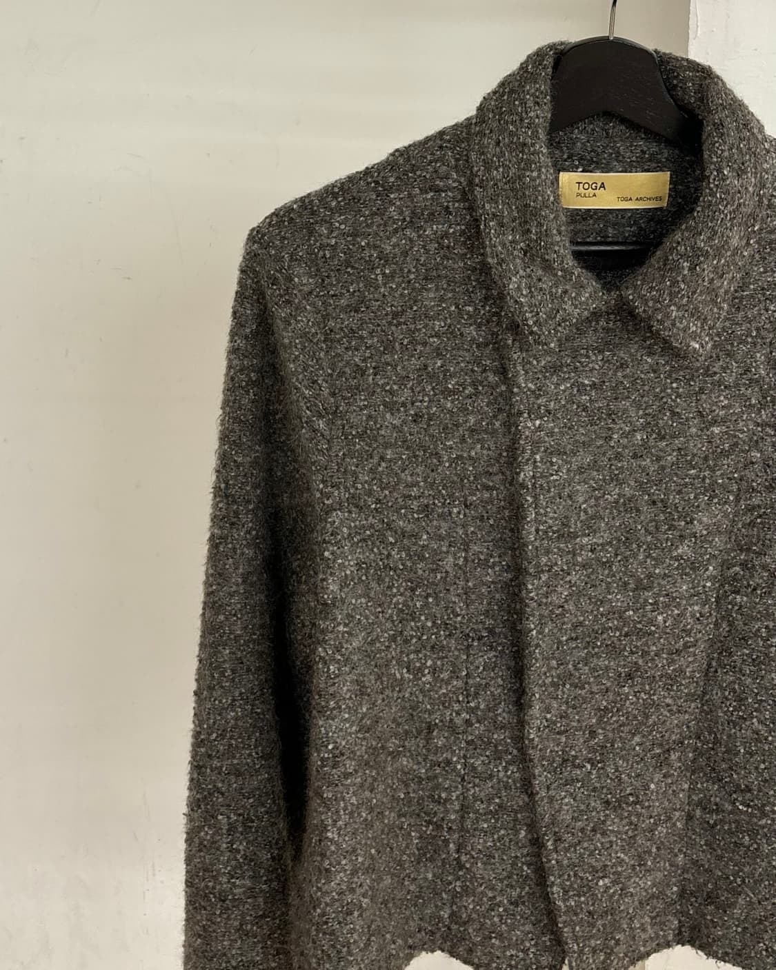 토가 그레이 울 크롭 블레이저 상품이미지3