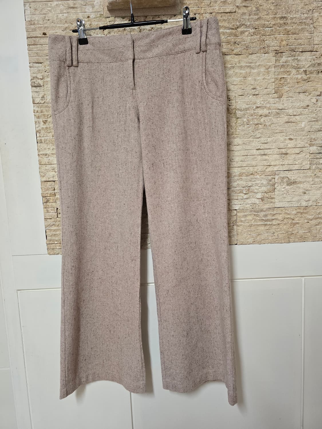 Topshop 여성 와이드 모직 팬츠 66추천 상품이미지1