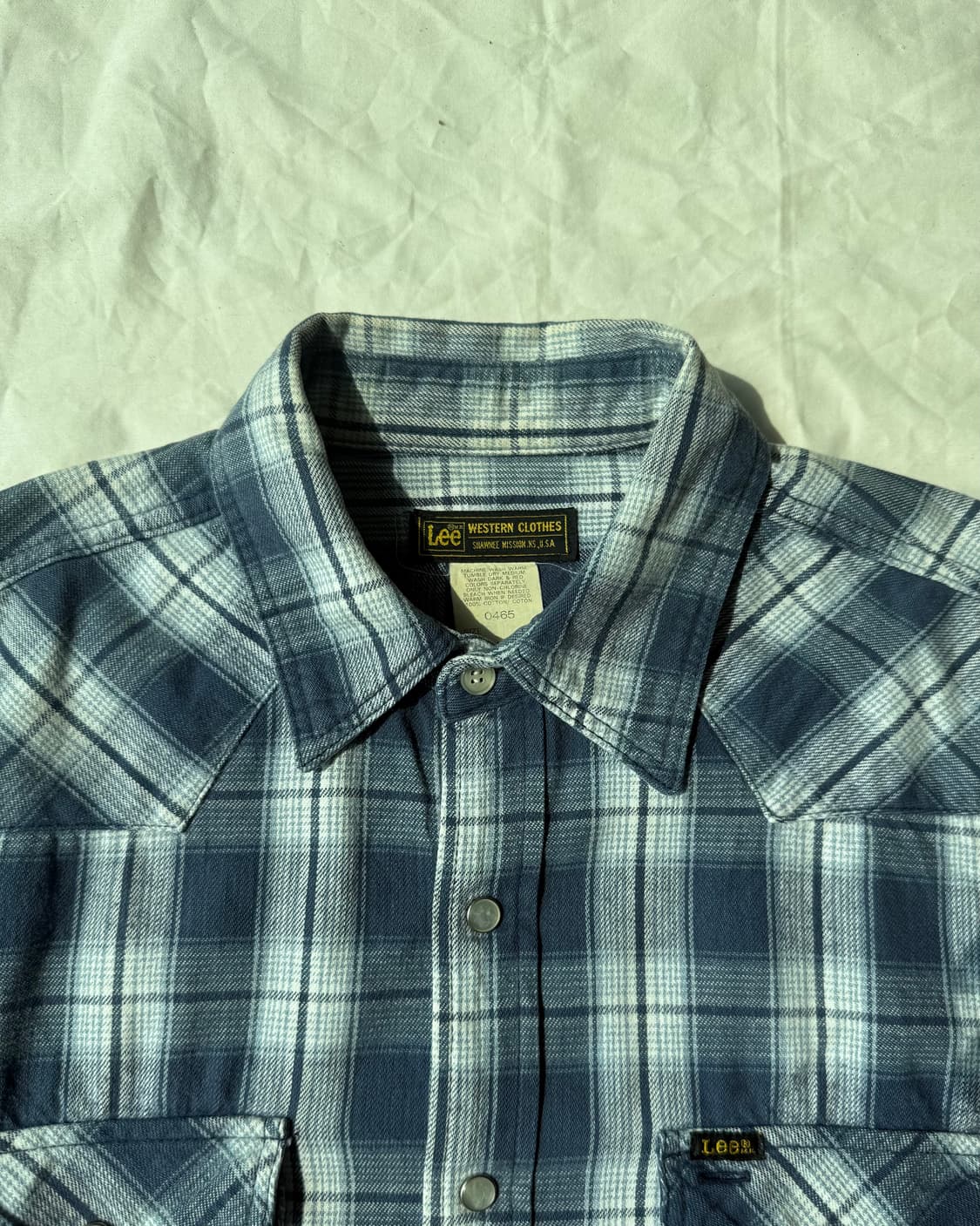 LEE 블루 빈티지 셔츠 상품이미지1