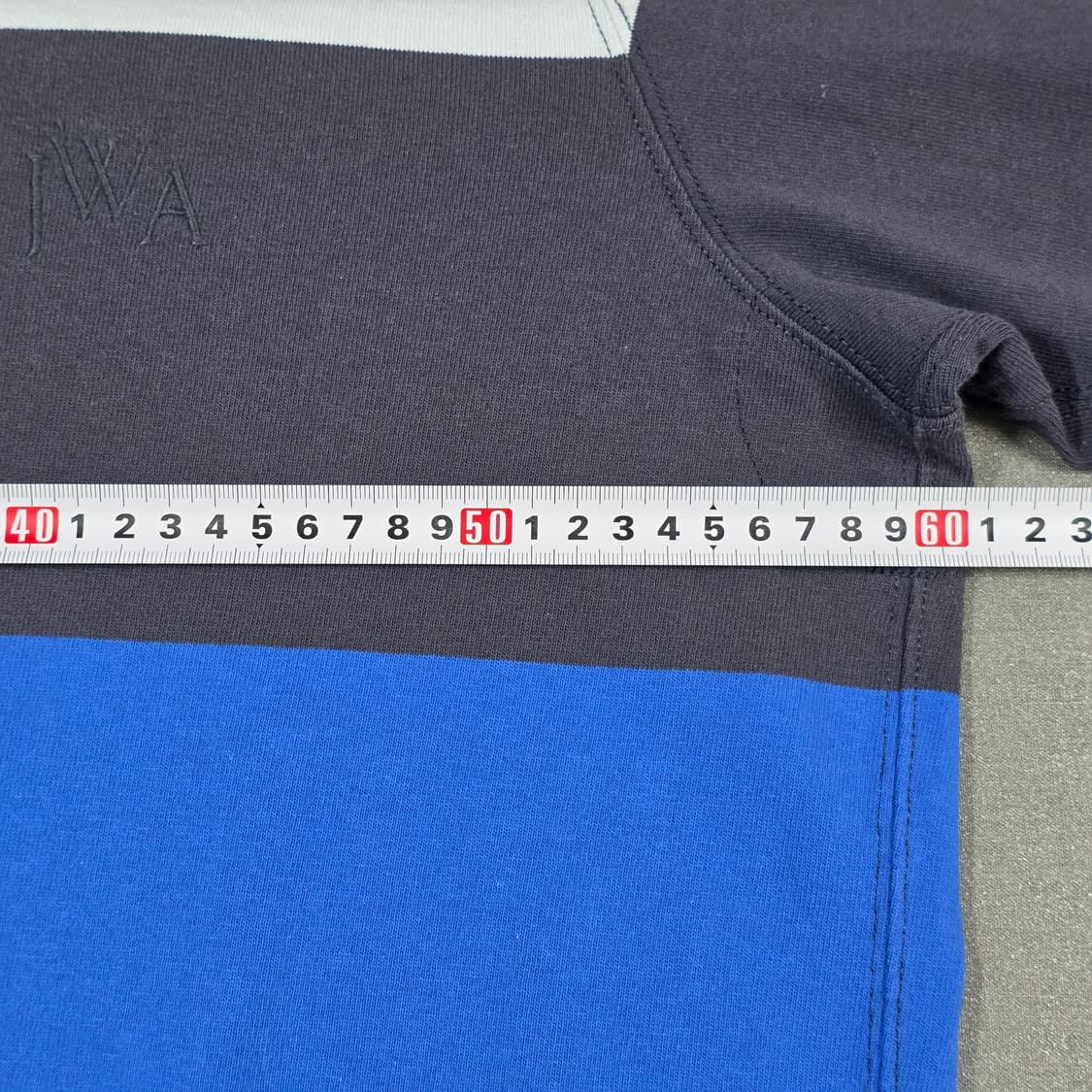 L 유니클로 JW앤더슨 오버사이즈 러거 스트라이프 럭비티 상품이미지7