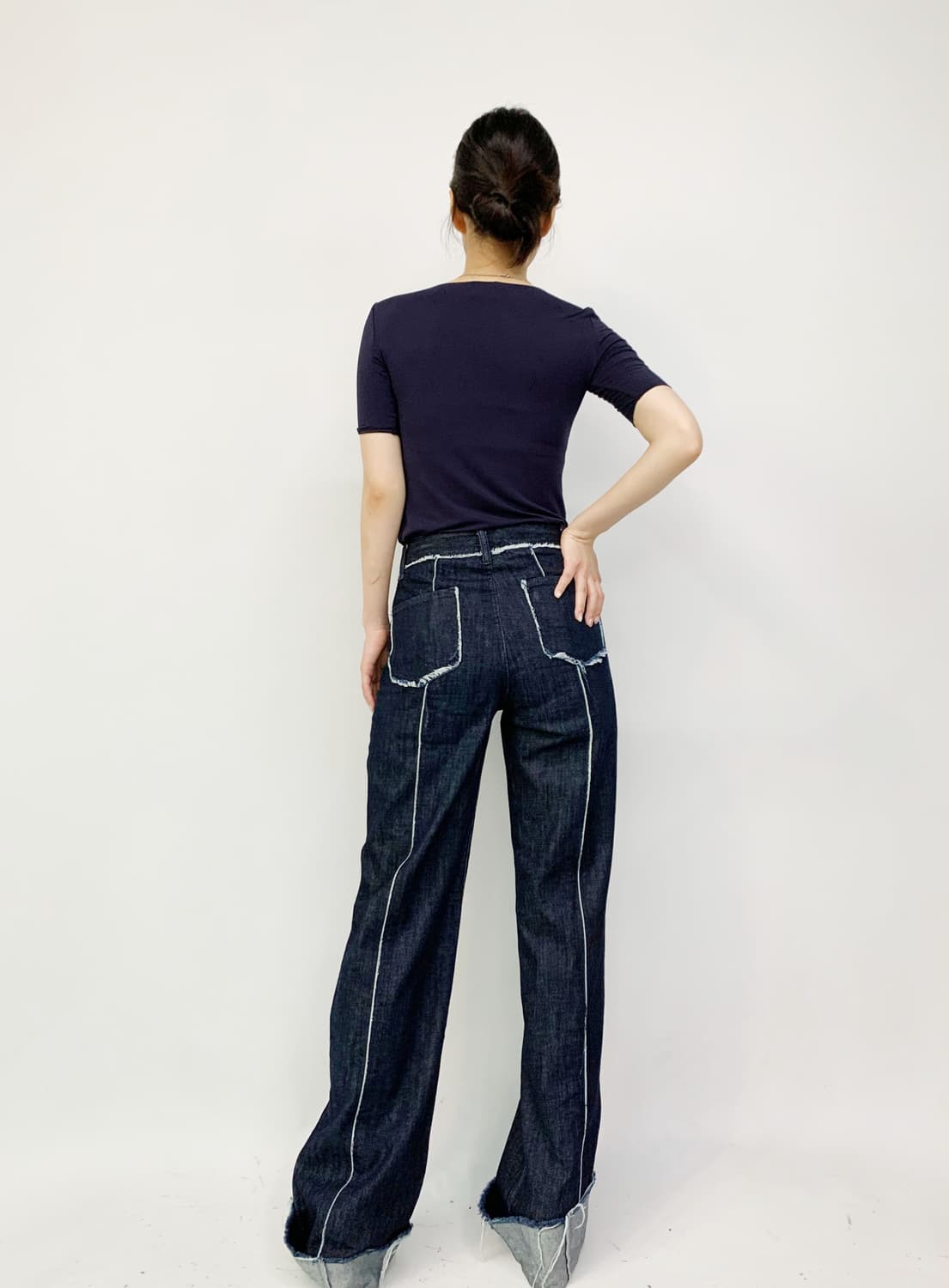 아르마니 셔링 반팔티 상품이미지4