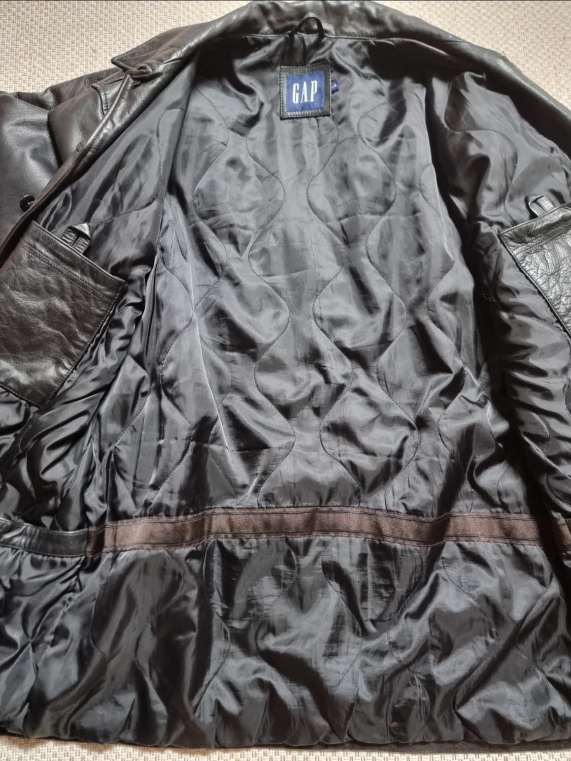 올드갭 올드 갭 old gap 레더 카코트 L 빈티지 00s 90s 상품이미지4