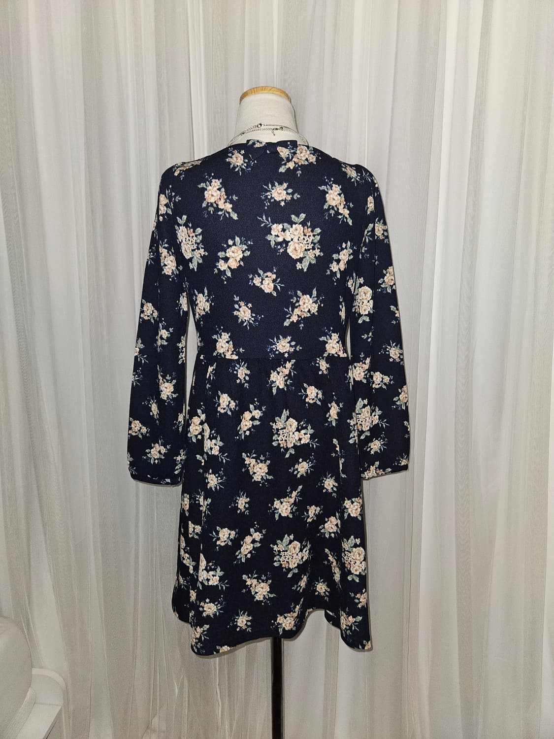 cinema club 플라워 네이비 원피스 니혼진 공겜여주 히메갸루 모리 상품이미지2