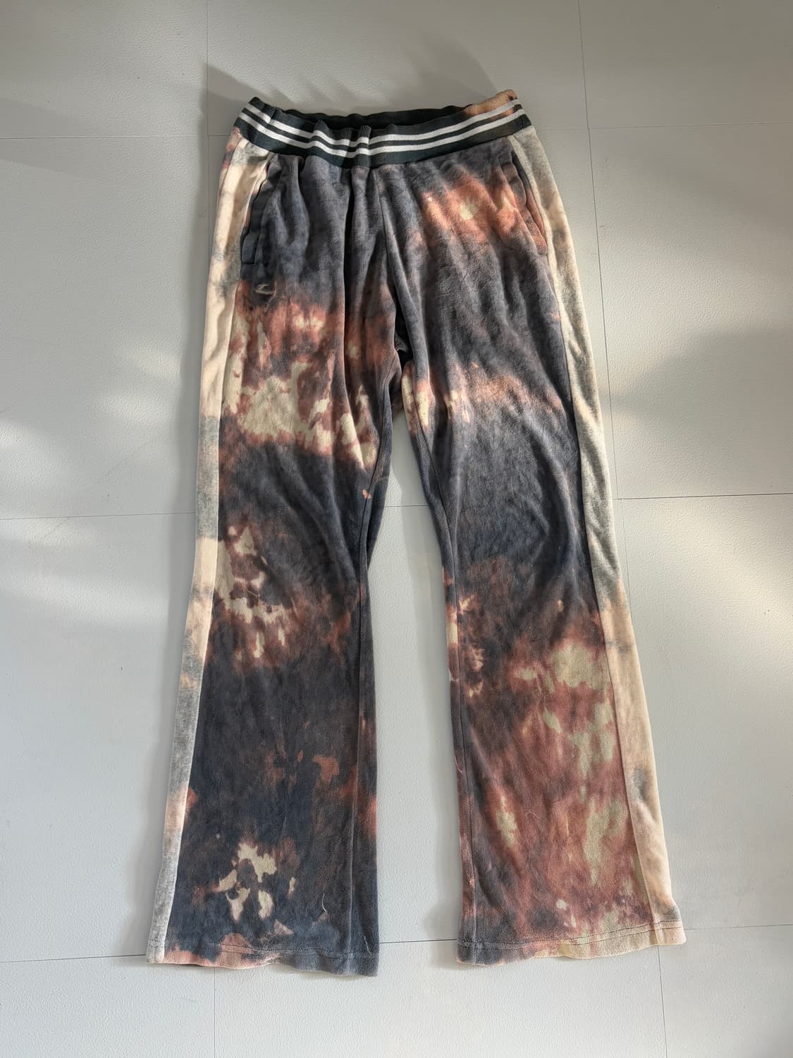 • blue tie-dye tarry pants 상품이미지1