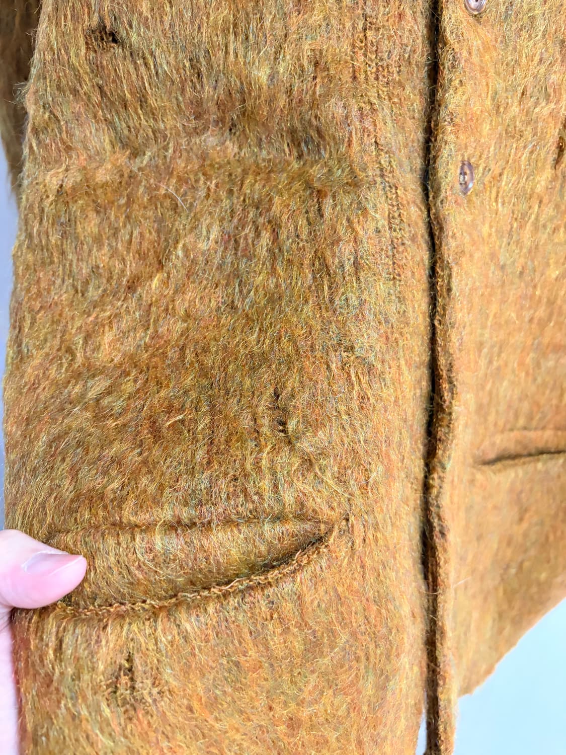 60년대 빈티지 커트코베인 모헤어 가디건 상품이미지6