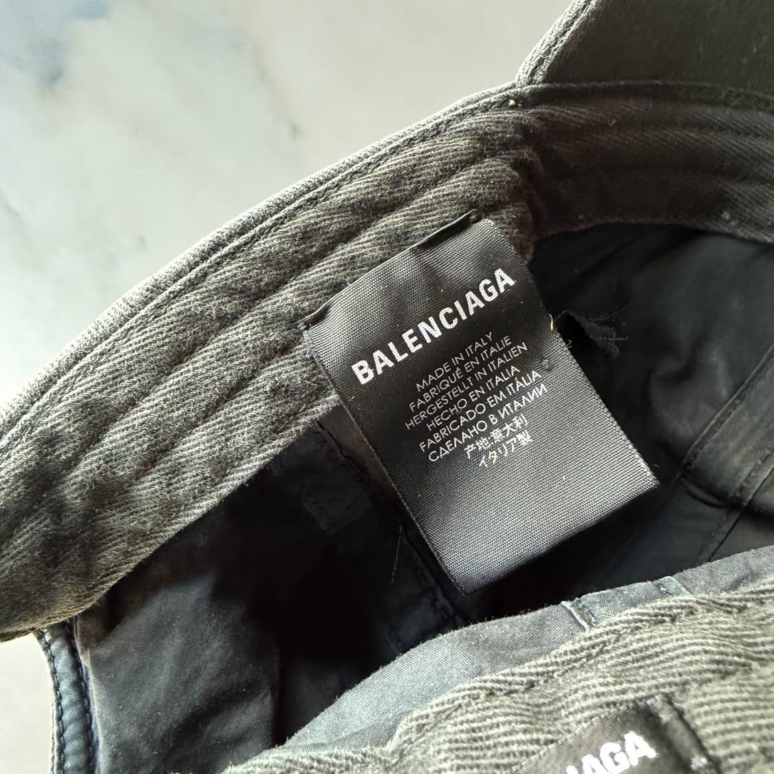 L(59)/ 발렌시아가 파리타워 워싱 볼캡 상품이미지8