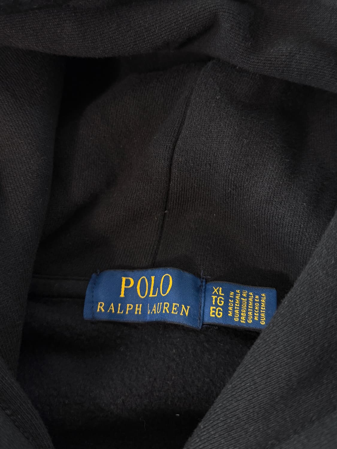 폴로 랄프로렌 오버핏 신형 블랙 스웻 후드 상품이미지4