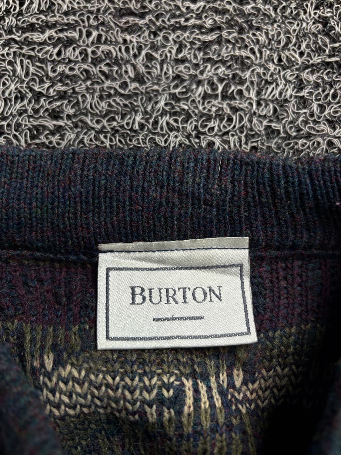 BURTON UK 아카이브 케이블 패턴 스웨터 1969 상품이미지3