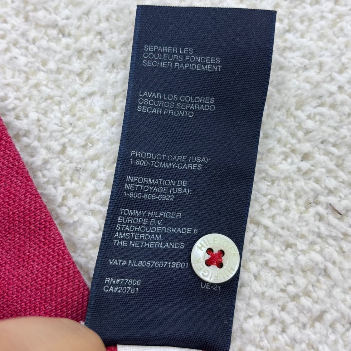 L 타미힐피거 반팔 카라 티셔츠 0316E 상품이미지4