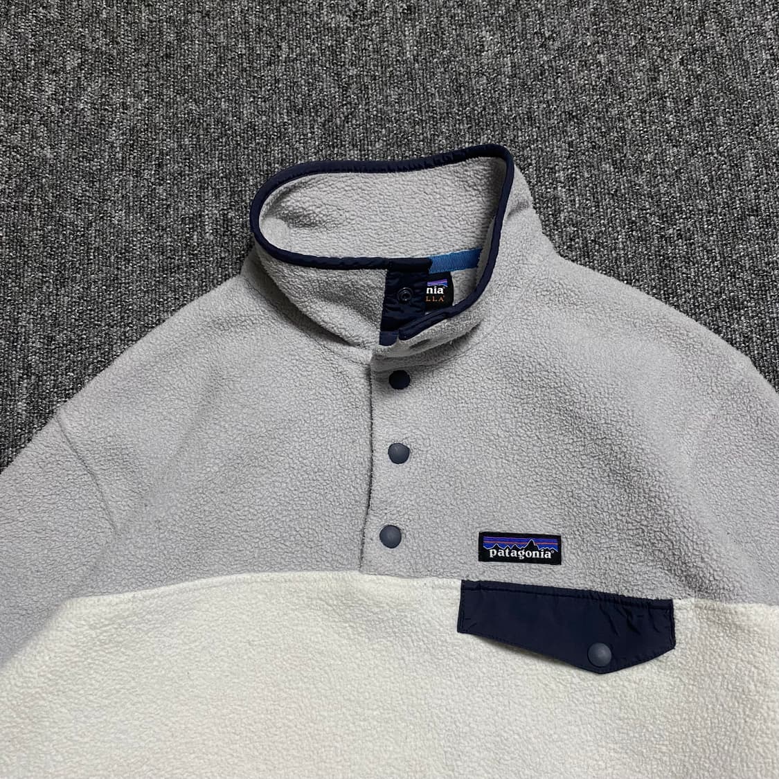 🌊Patagonia Synchilla grey/ivory 상품이미지4