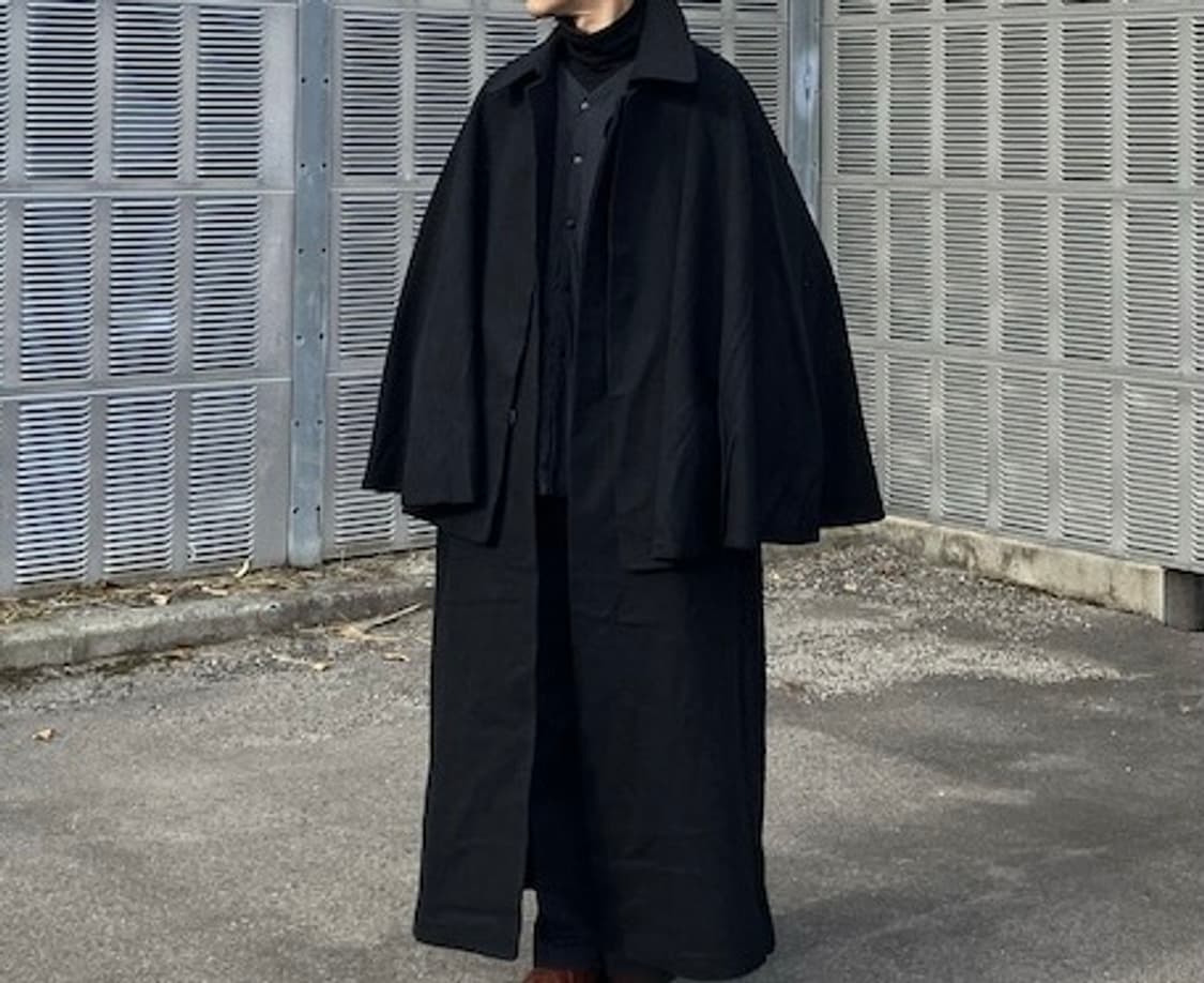 재팬 아카이브 레이어드 케이프 톤비 오버 코트 인버네스 빈티지 상품이미지1