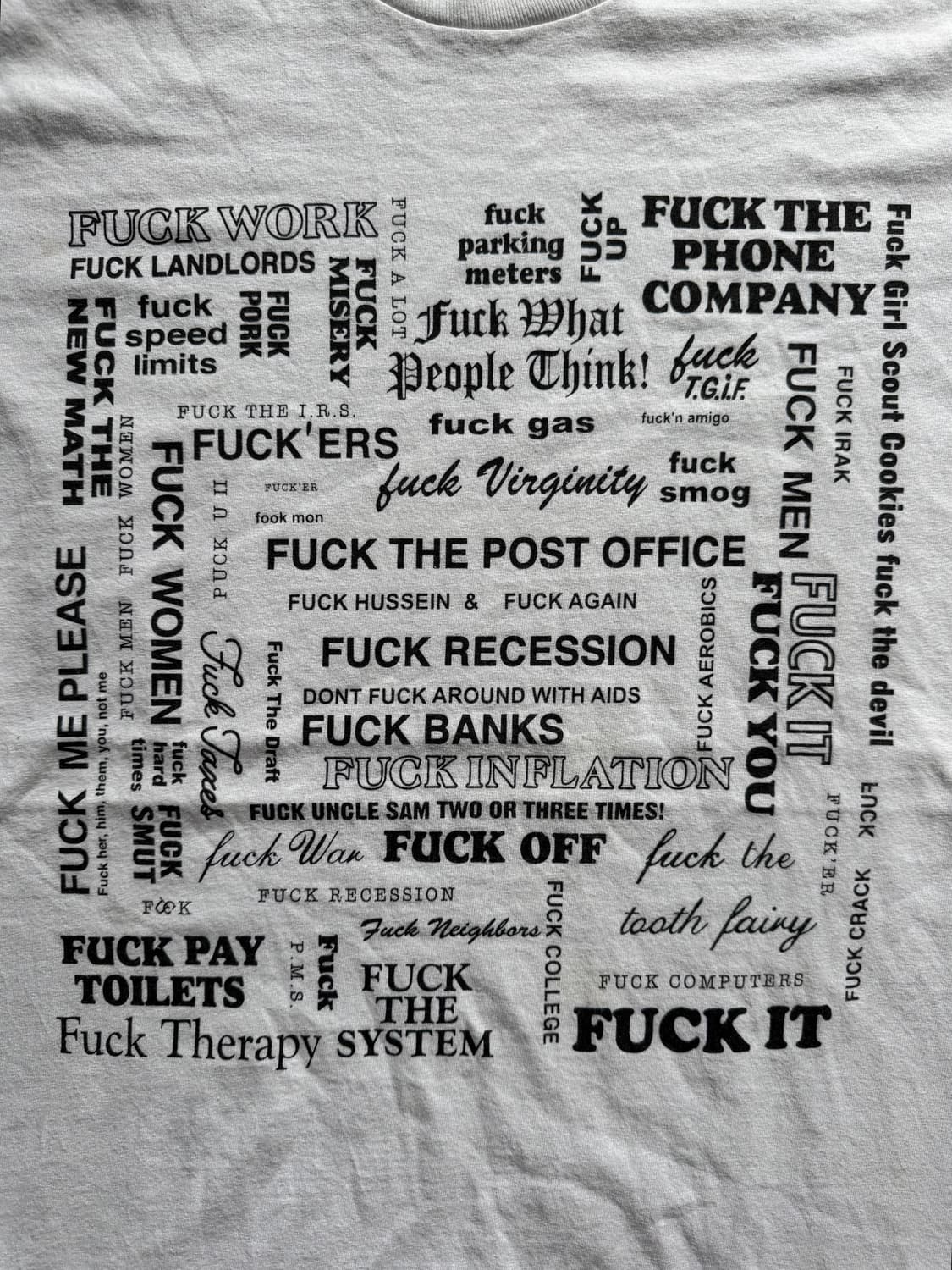 00s F*ck Everything 티셔츠 상품이미지3