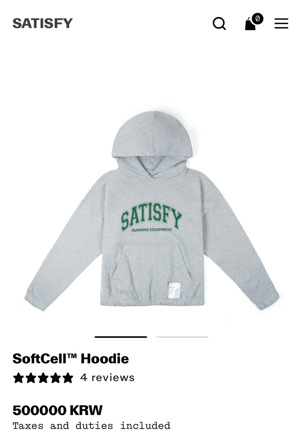 새티스파이 후드티 L 새상품 상품이미지1