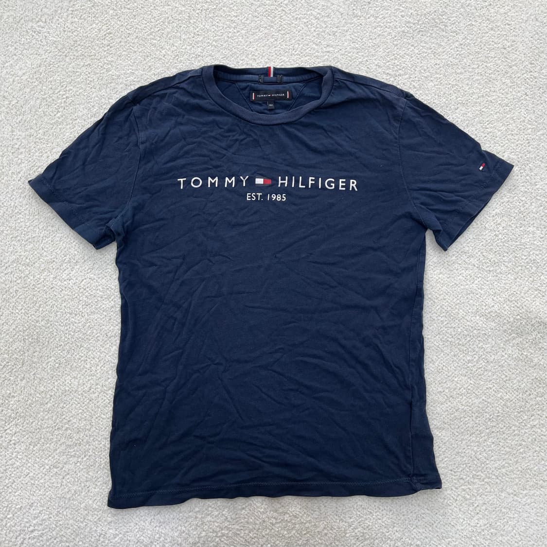 152 타미힐피거 로고 반팔 티셔츠 0303M 상품이미지1