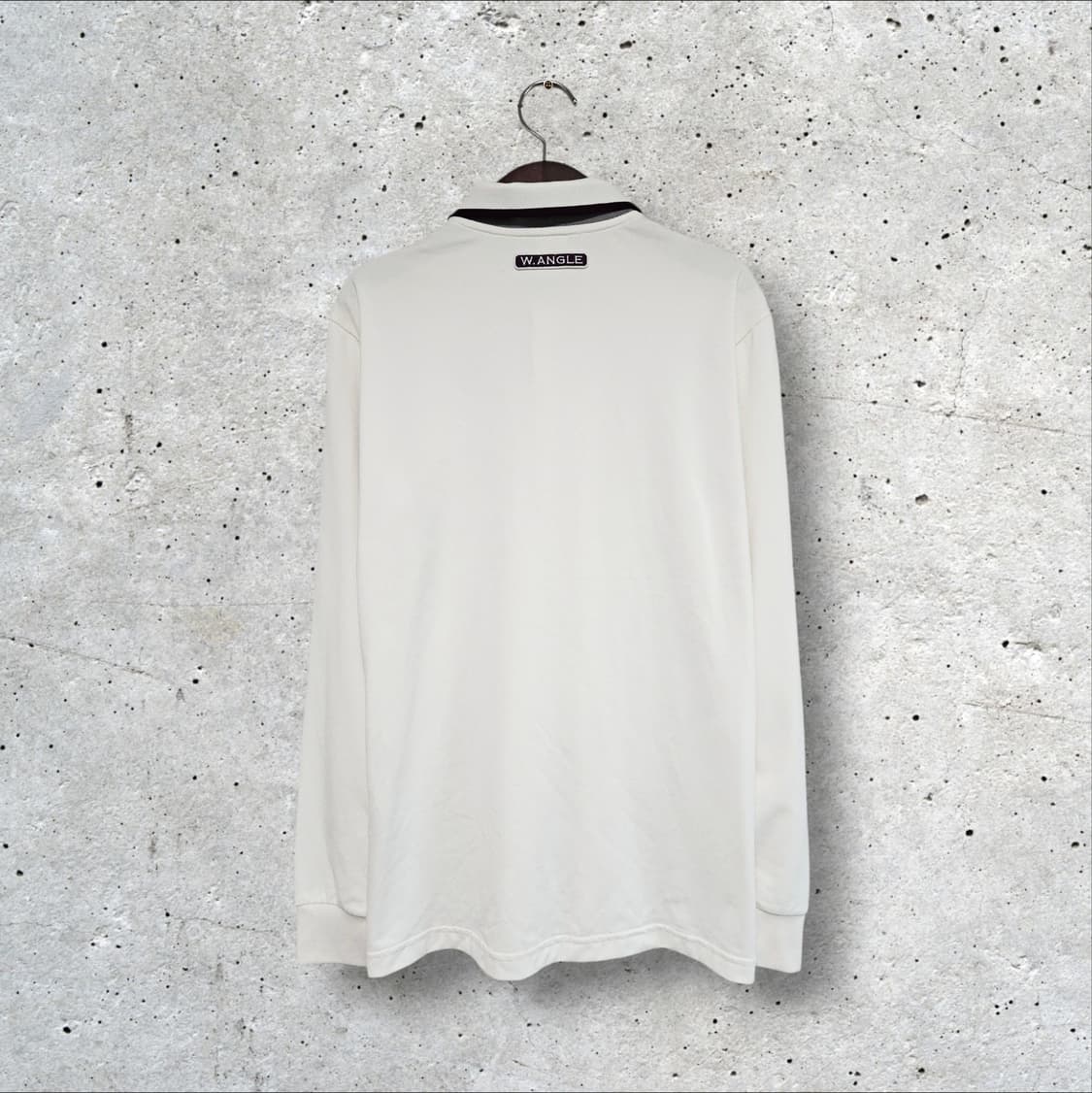 와이드앵글 긴팔 폴로티 아이보리 (95/M) 상품이미지4