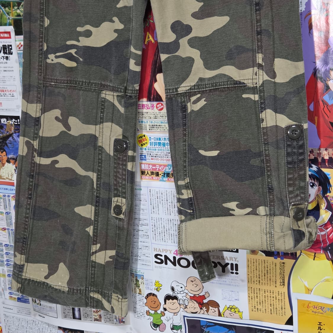 빈티지 카모 밀리터리 부츠컷 팬츠 상품이미지7