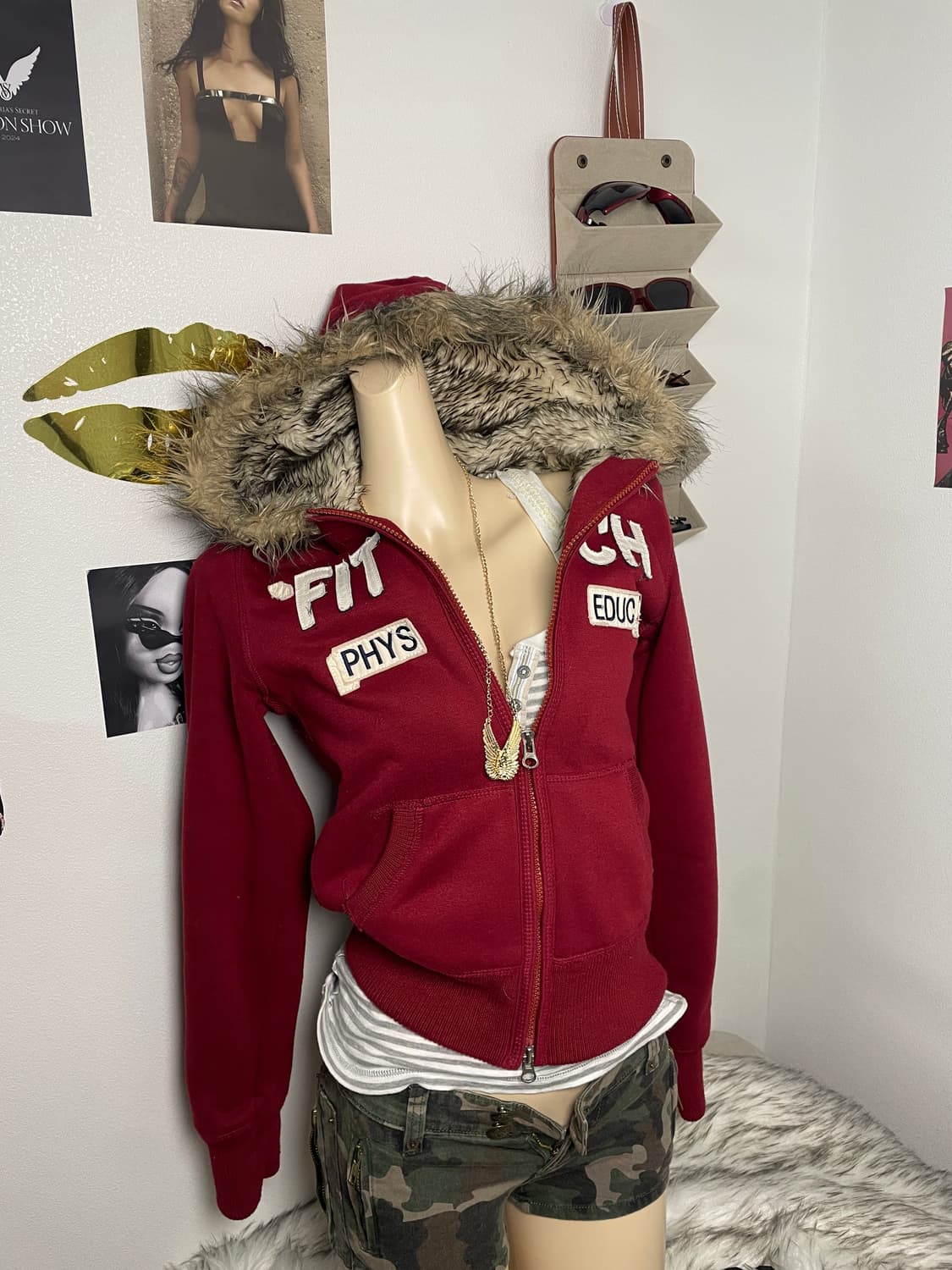 아베크롬비 울프죠 퍼 후드집업 상품이미지4