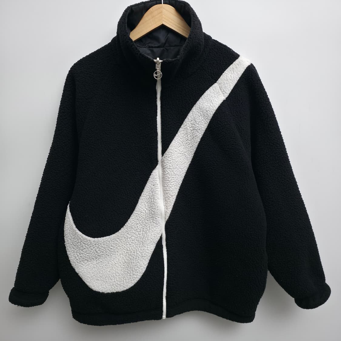 [S] 나이키 리버시블 스우시 플리스 자켓 블랙 상품이미지1