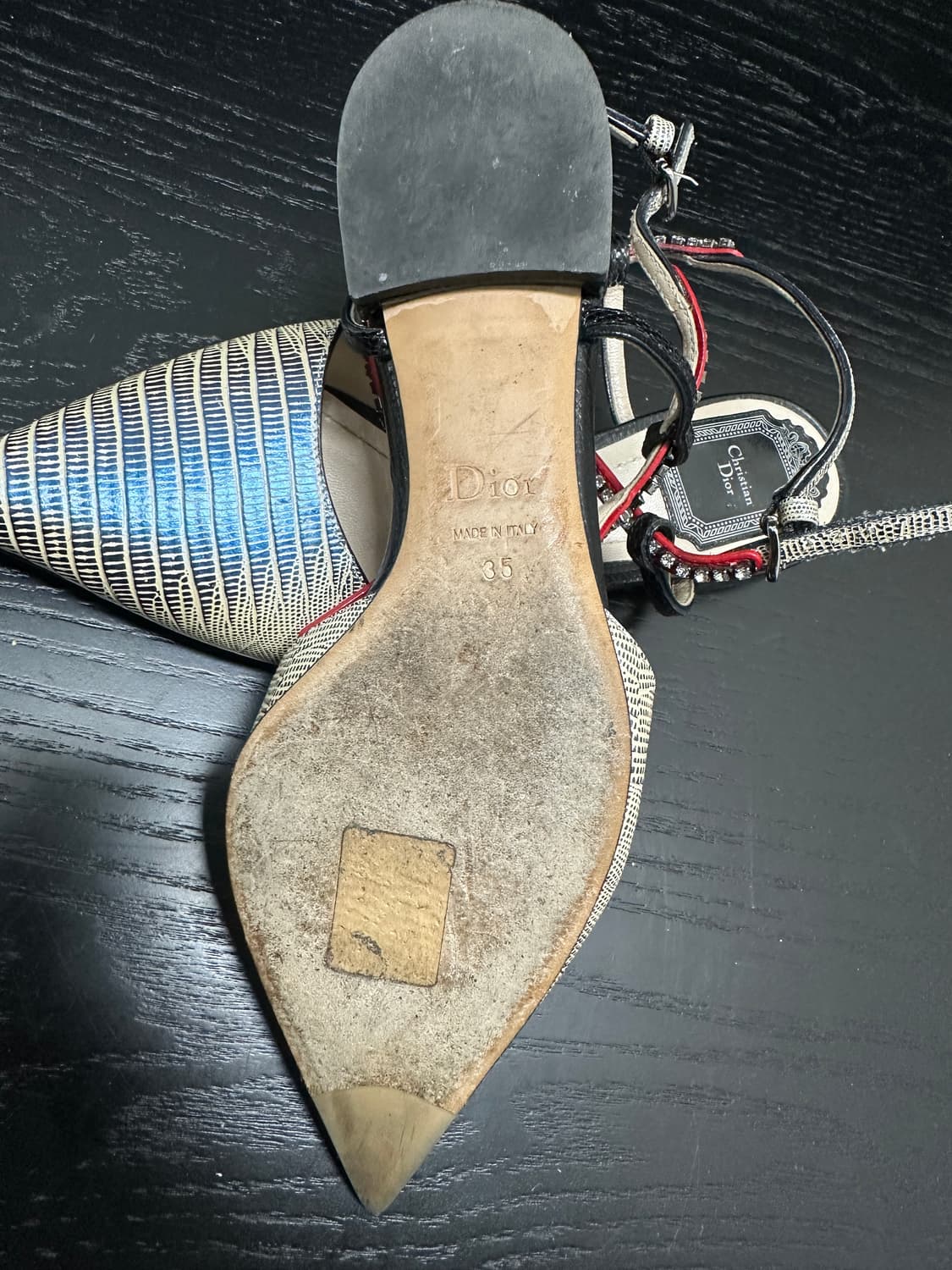 디올 스트랩 샌들 상품이미지4