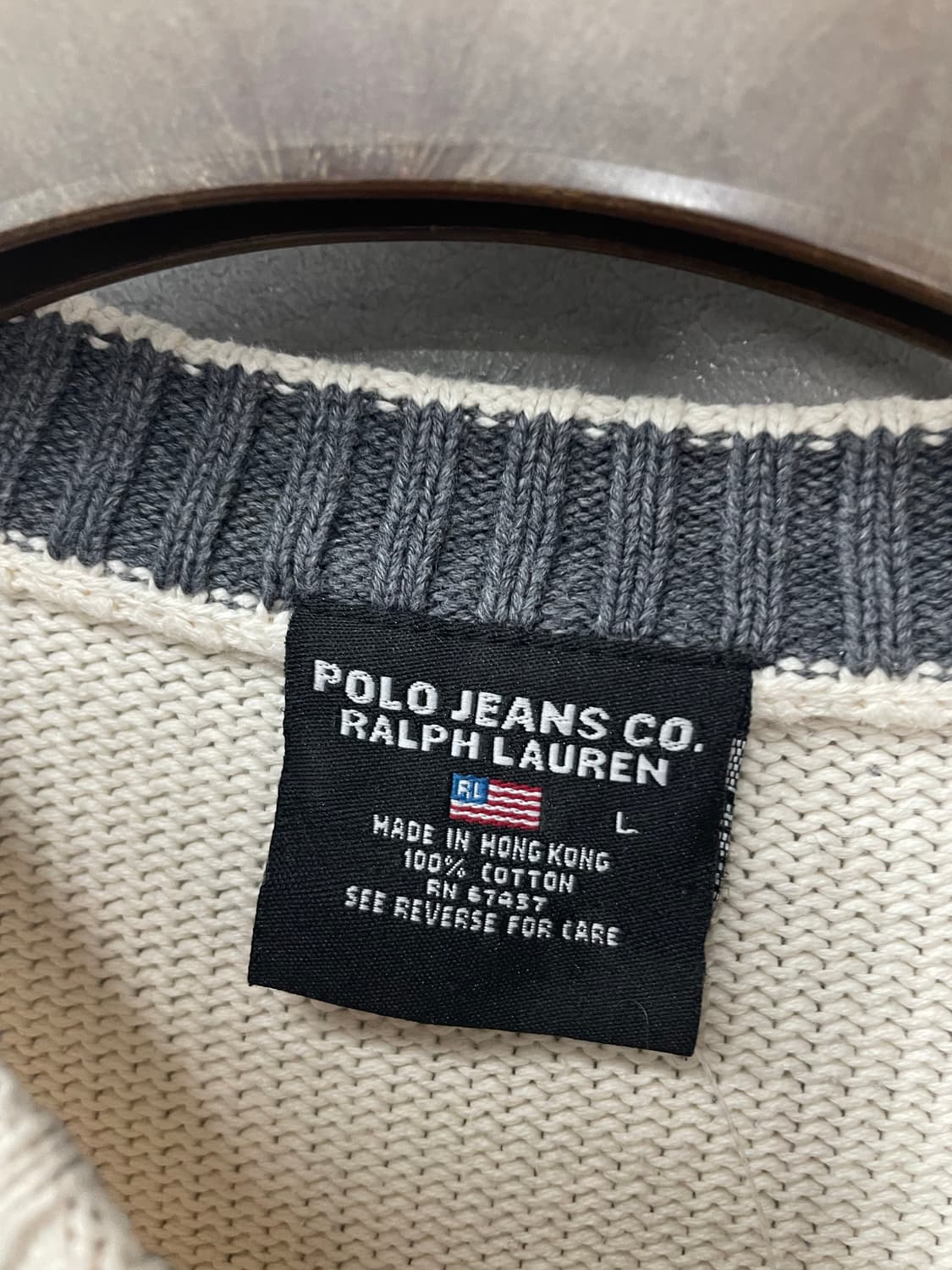 폴로진스 센터로고 니트 H2426 상품이미지5