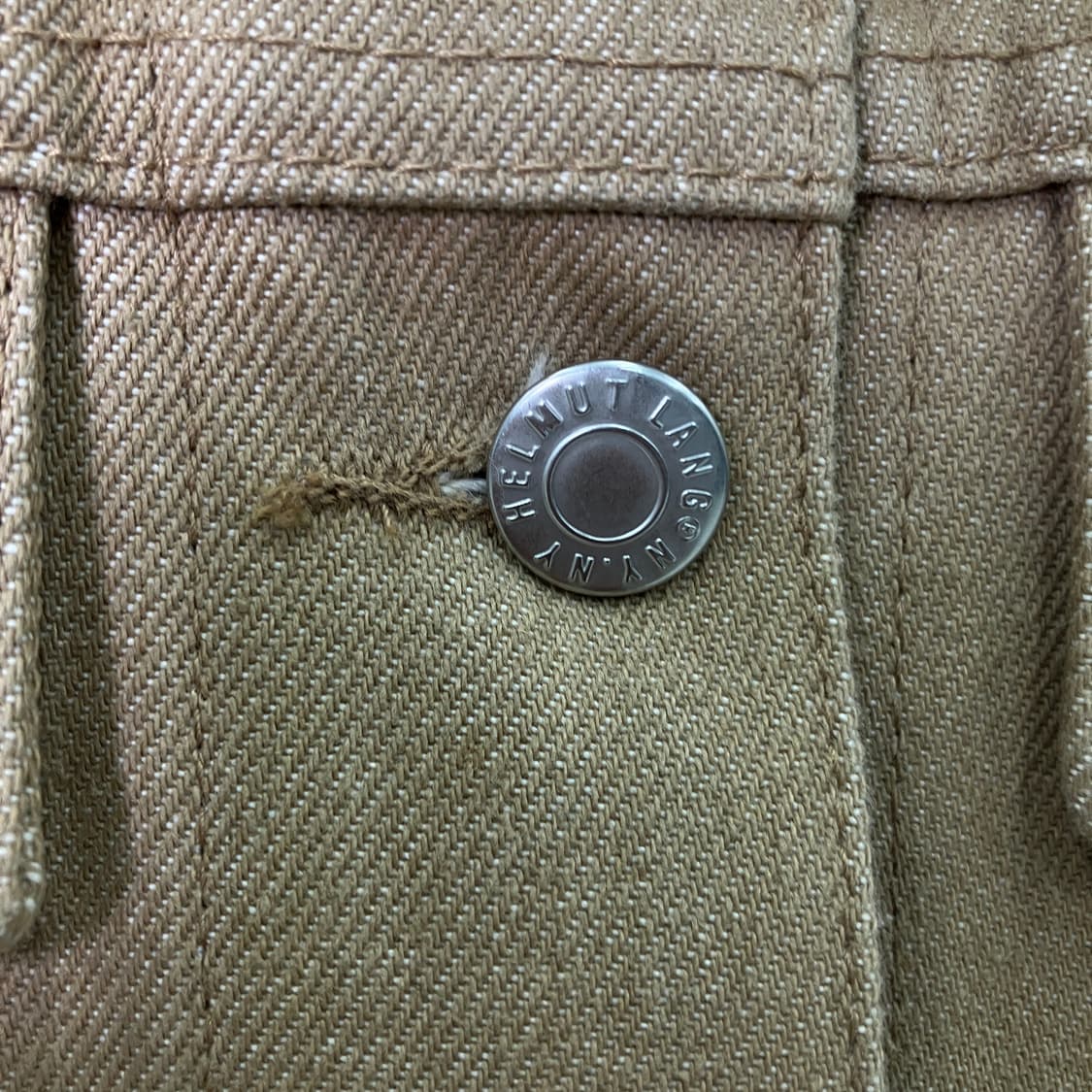 헬무트랭 카멜 주보토 데님 트러커 자켓 38 상품이미지6