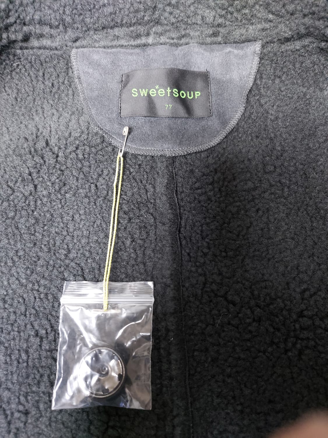 Sweet Soup 스웨이드 롱 코트 95(77사이즈)새상품

 상품이미지5