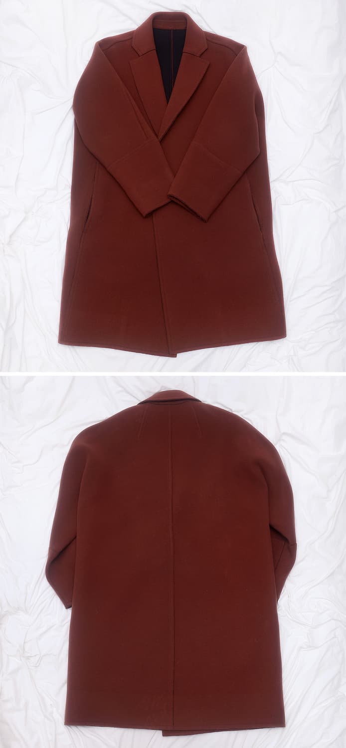 우영미 울캐시미어 핸드메이드 심플 오버코트 (100-105+) 상품이미지3