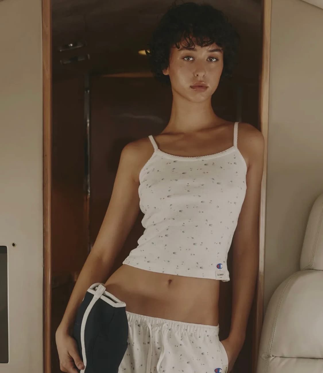 챔피온 X 글로니 캐미솔 나시 탑 White M 상품이미지2