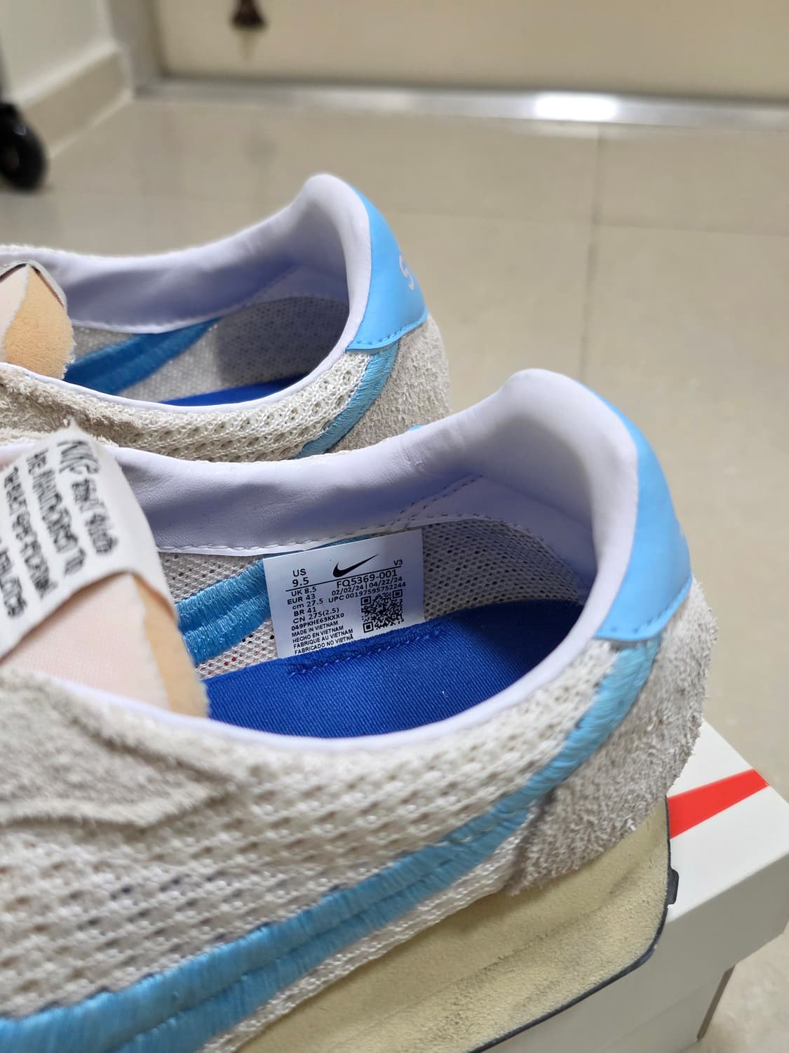 나이키 x 스투시 LD-1000 SP 팬텀 아쿠아리어스 블루 275 상품이미지5